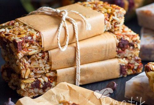 Ev Yapımı Düşük Kalorili Granola Snack Bar