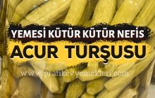 Kütür Kütür Acur Turşusu Nasıl Yapılır?