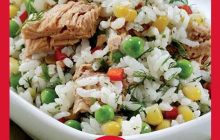 Ton Balıklı Pirinç Salatası