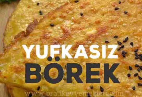 Yufkasız Kahvaltılık Börek