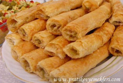Baklava Yufkasından Pırasalı Börek