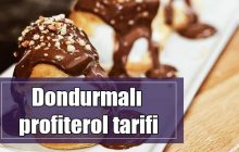 Dondurmalı profiterol tarifi