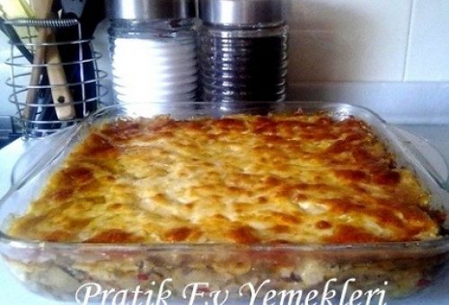 Fırında Beşamel Soslu Mantar