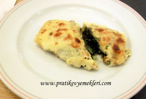 Fırında Ispanaklı Krep