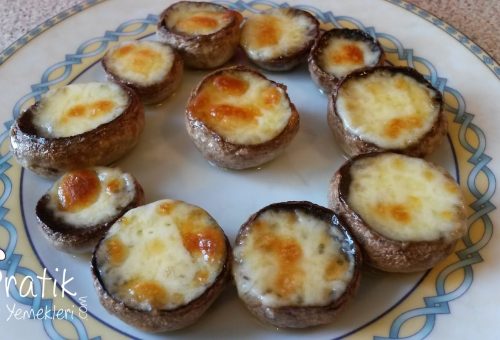 Fırında Mantar Dolması