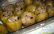 Fırında Zeytinyağlı Biber Dolması