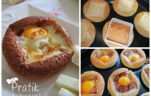 Hamburger Ekmeğinde Sucuklu Yumurta