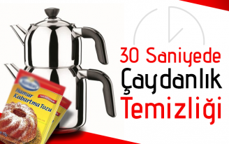 Hamur Kabartma Tozu ile Çaydanlık Temizleme