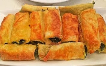 Ispanaklı Börek Tarifi:El Açması