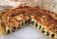 Ispanaklı Peynirli Tepsi Poğaçası