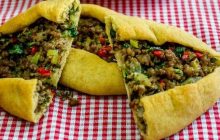Kıymalı Sebzeli Pide