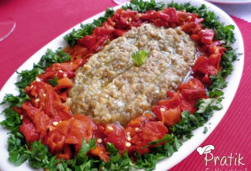 Közlenmiş Patlıcan Salatası