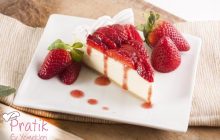 Kaymaklı Çilekli Cheesecake