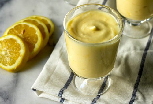 Limon ve Damla Sakızlı Muhallebi