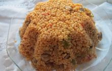 Mantarlı Bulgur Pilavı