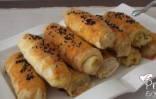Kıymalı ve Patlıcanlı Börek