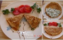 Peynirli Otlu Omlet Tarifi
