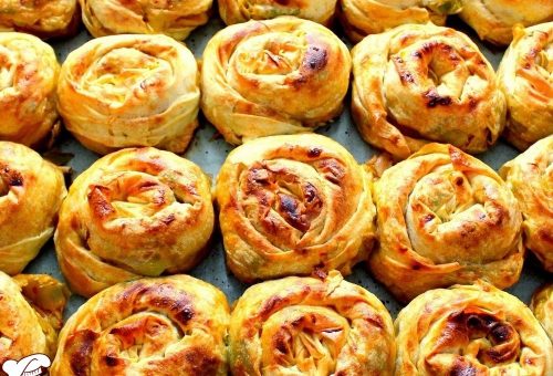 Pırasalı Gül Böreği