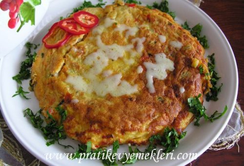 Sebzeli Omlet