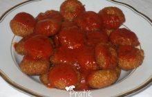 Soslu Bulgur Köftesi