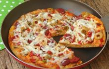 15 Dakikada Tavada Pratik Pizza