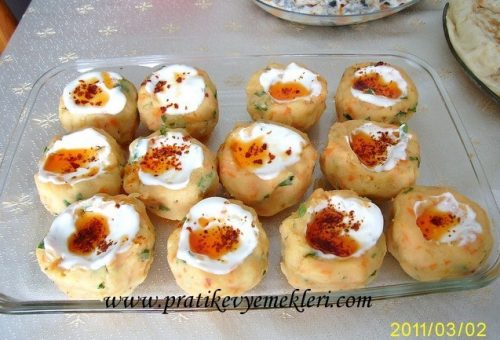 Yoğurtlu Patates Topları